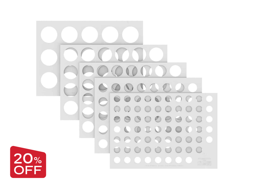 Cirkel stencil geval