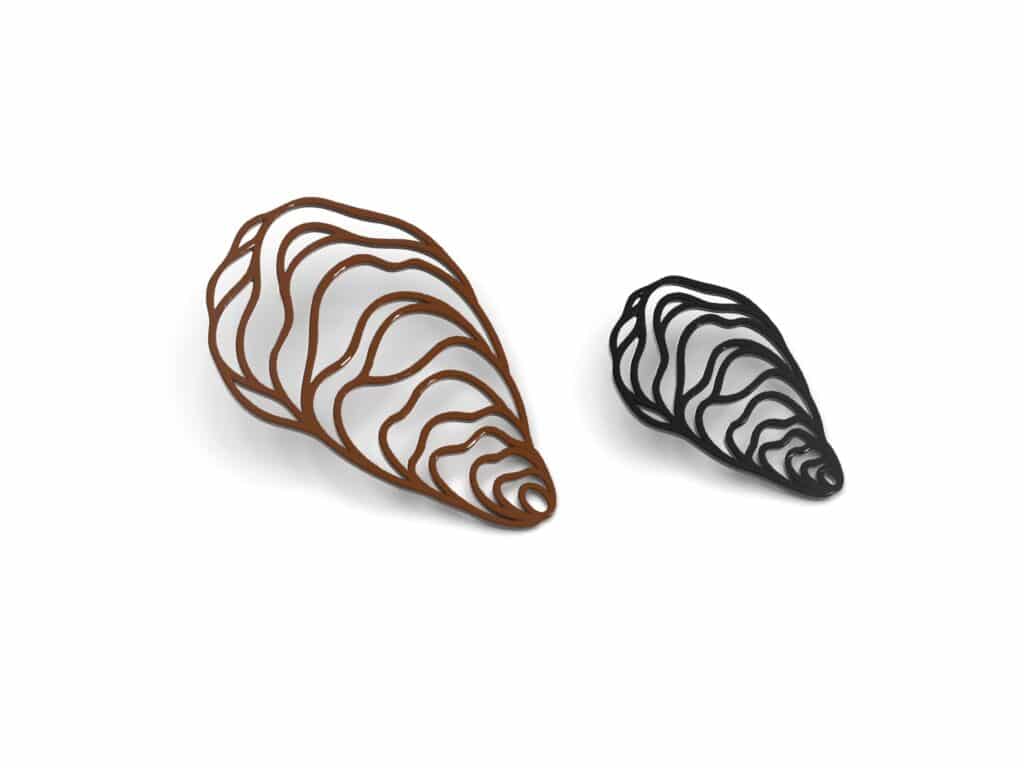 Tuille d'huître Mold - Petit