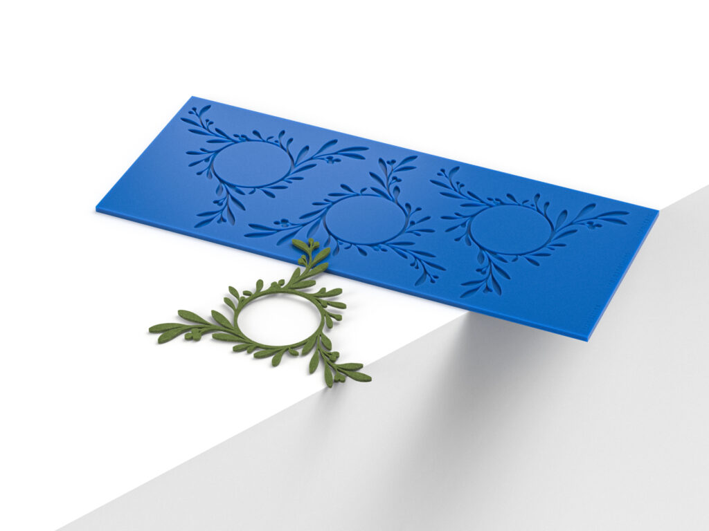 Mistletoe Tuille Mold