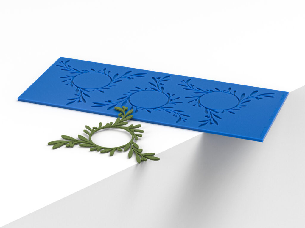 Mistletoe Tuille Mold