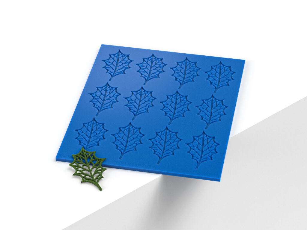 Holly Leaf Tuille Mold