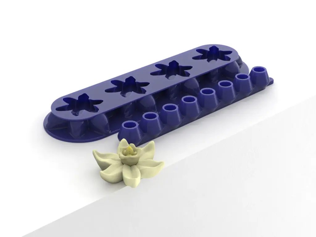 Vanilla Flower Mold Set
