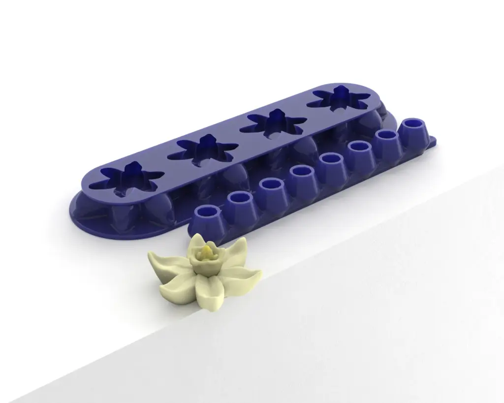 Vanilla Flower Mold Set
