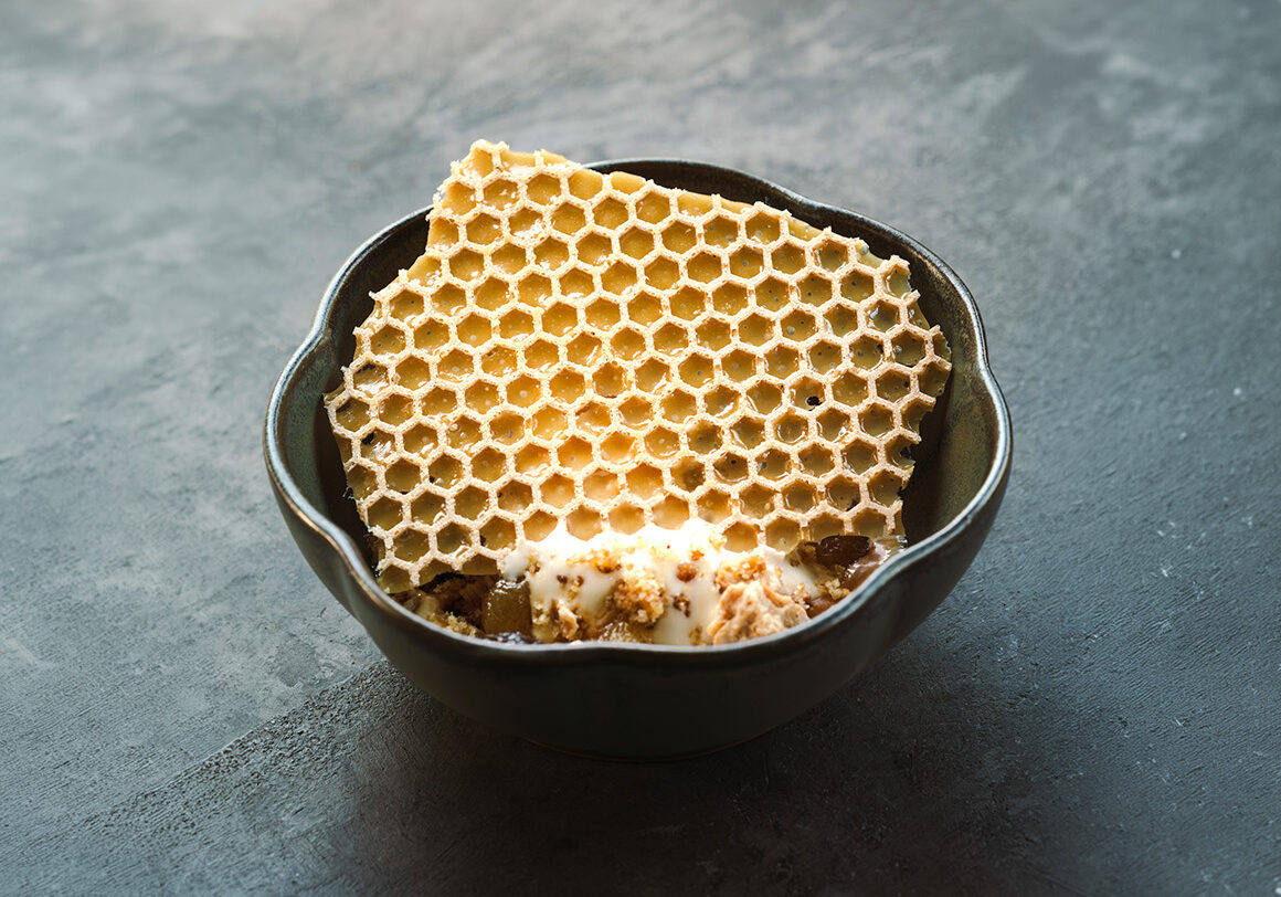 Honey Grid Tuille Sheet