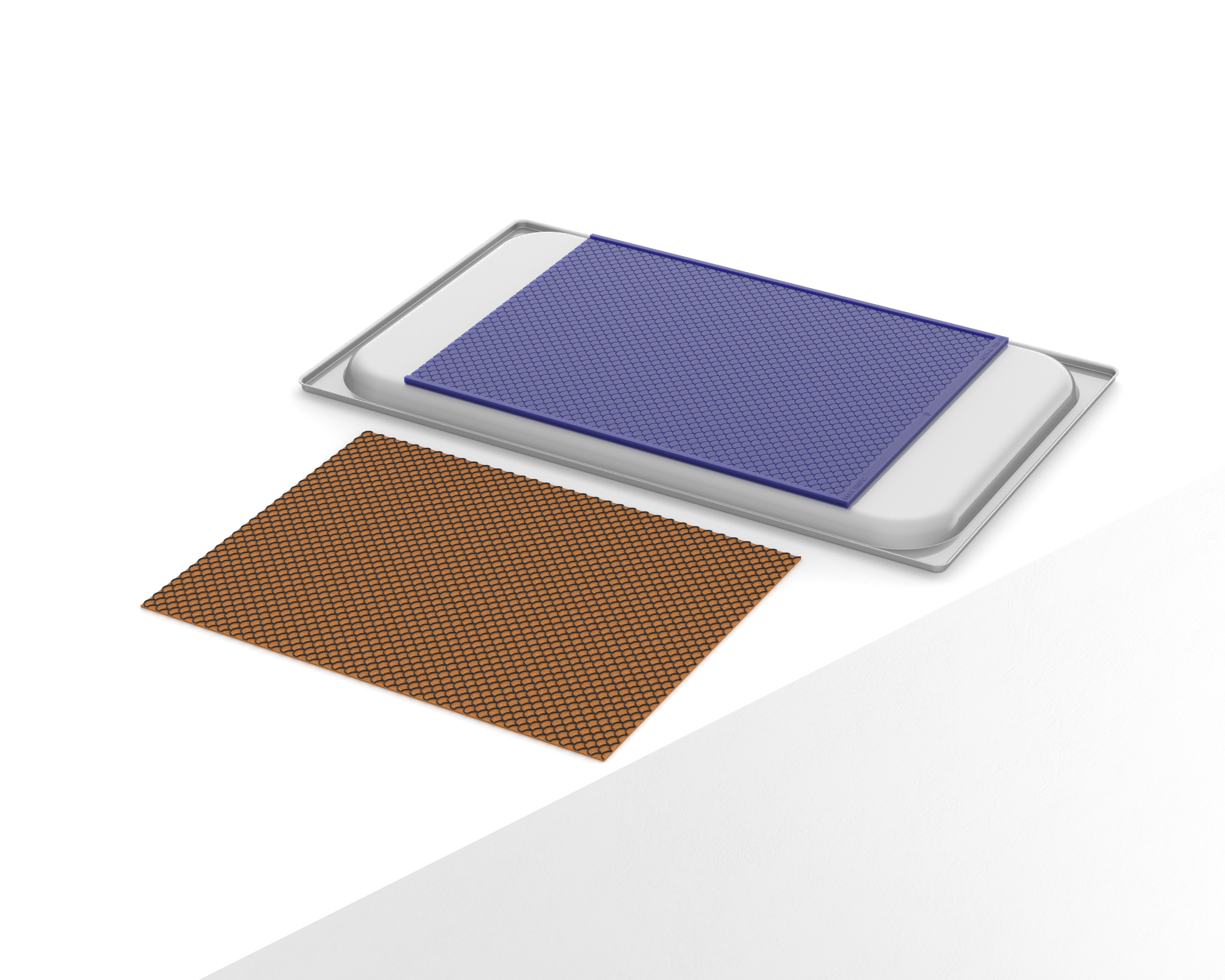 Fish Scale Tuille Sheet