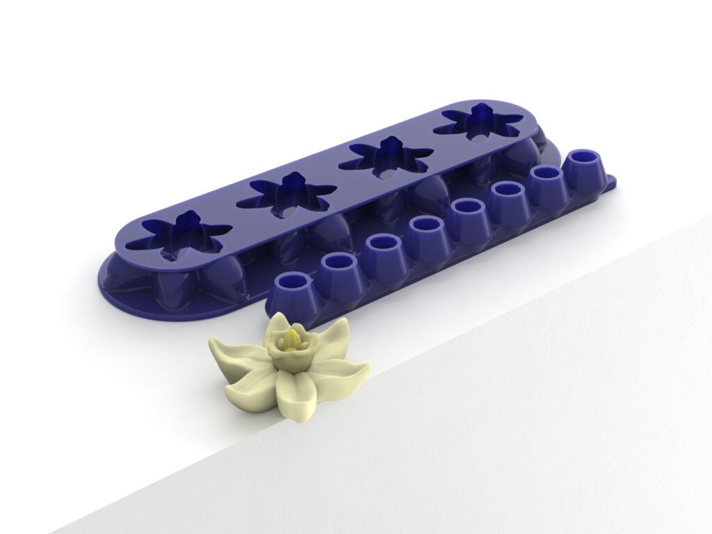 Vanilla Flower Mold Set