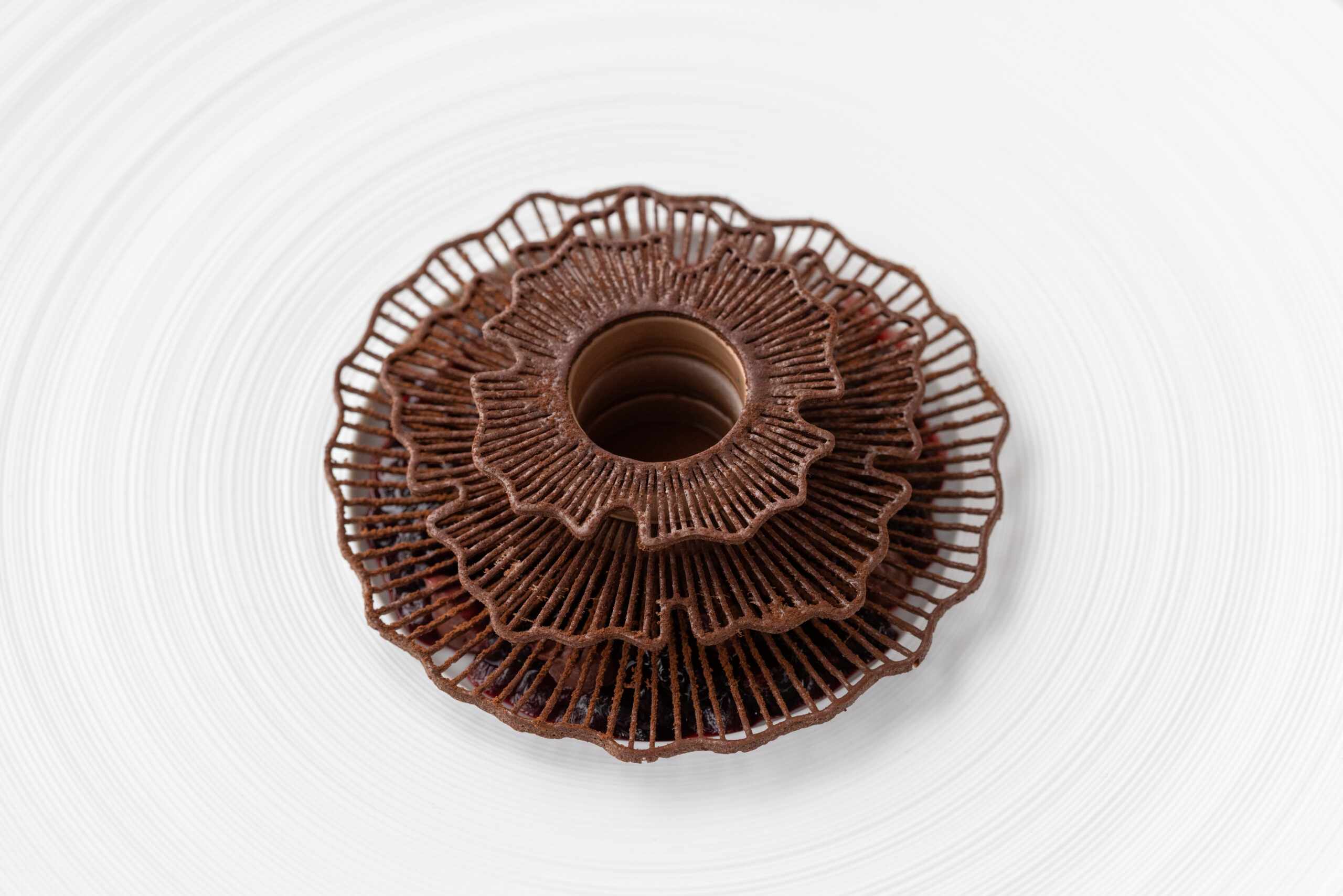 Line Rosette Tuille Molds